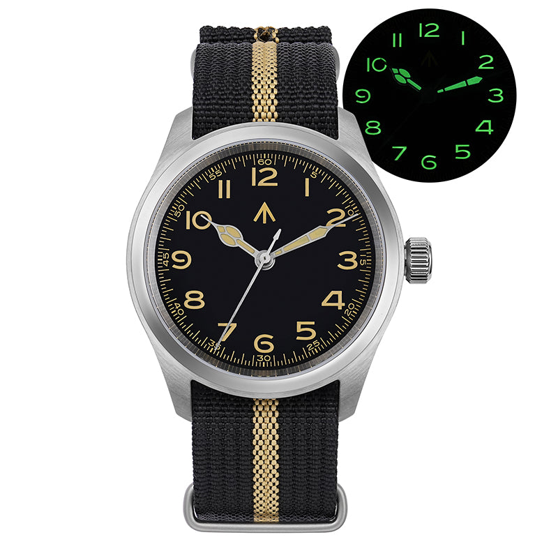💥Spring Sale💥Militado 38mm Retro VH31 Military Watch ML08