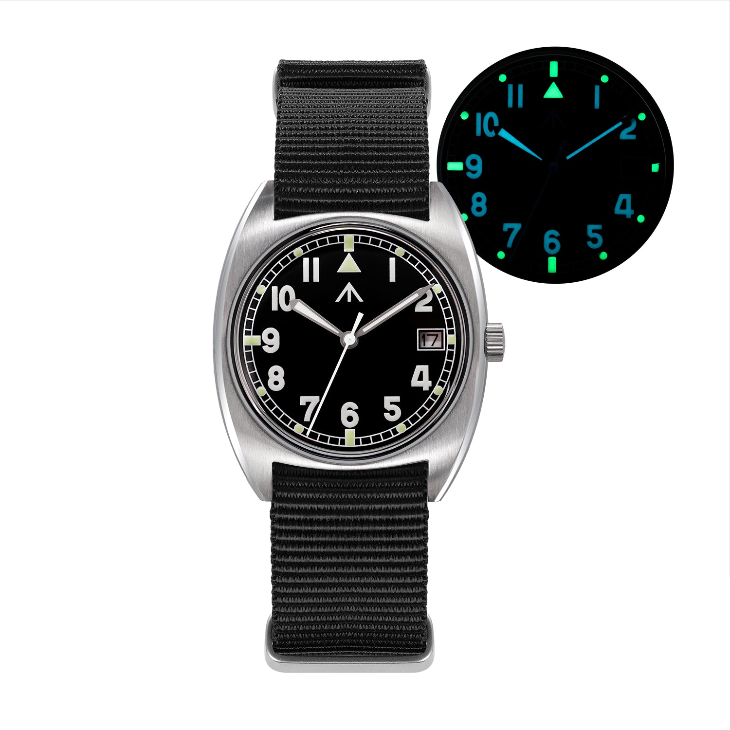 ★SuperOfertas ★Militado 38mm Reloj militar de campo con cristal de zafiro ML05