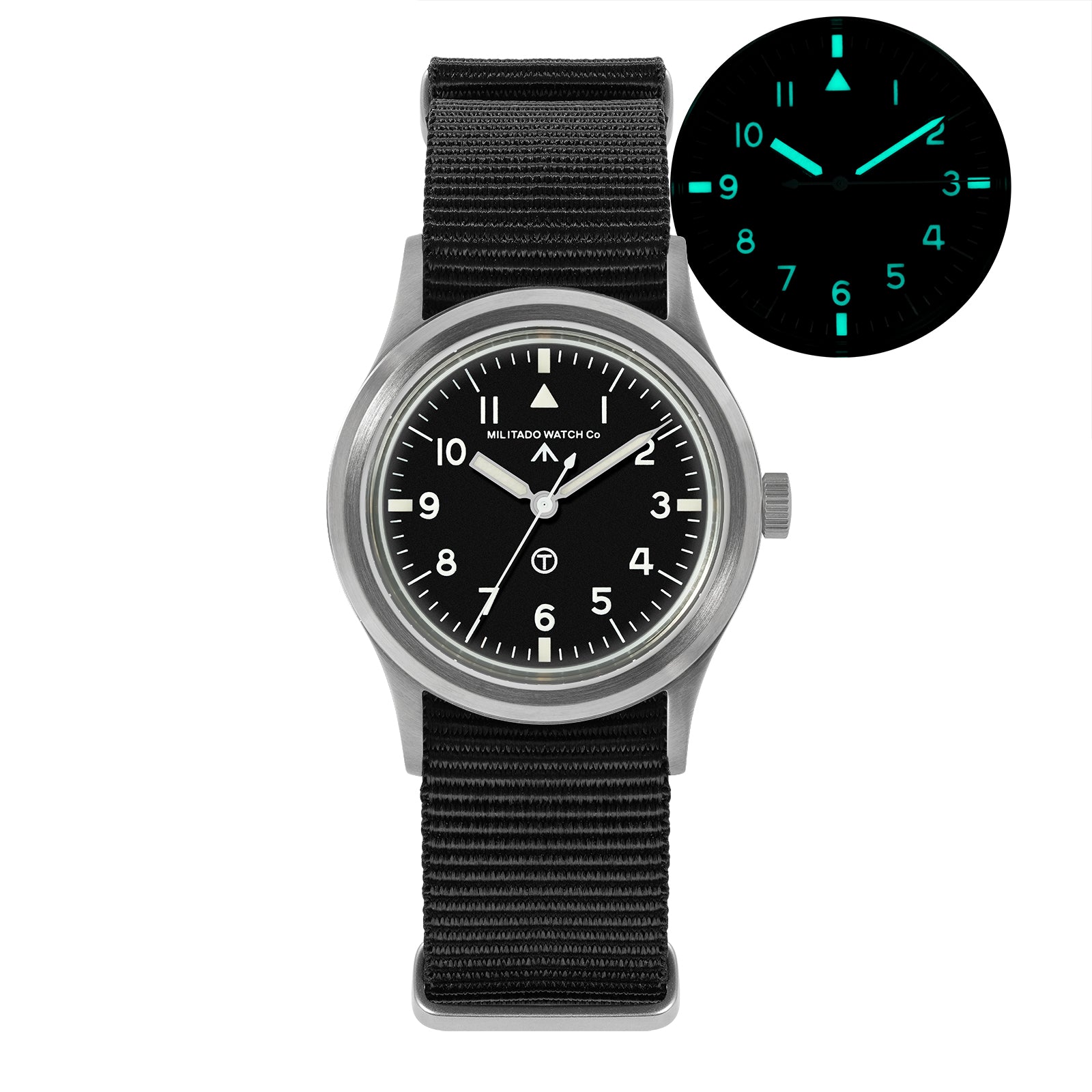 💥Spring Sale💥Militado 36mm Retro Military Watch VH31/VH65 Sweeping Hand ML14 V2