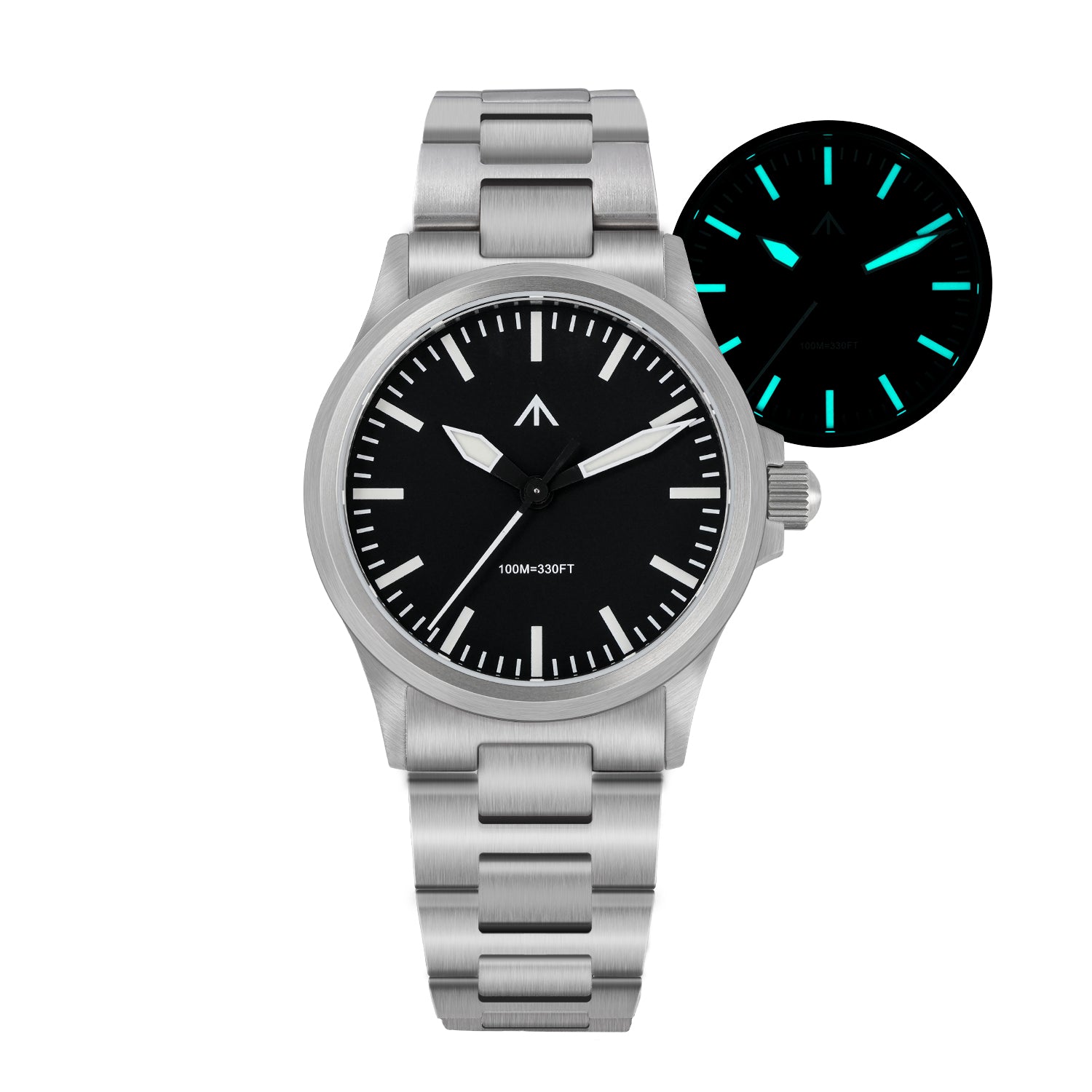 ★SuperOfertas ★Militado 38mm Reloj militar de campo con cristal de zafiro ML05