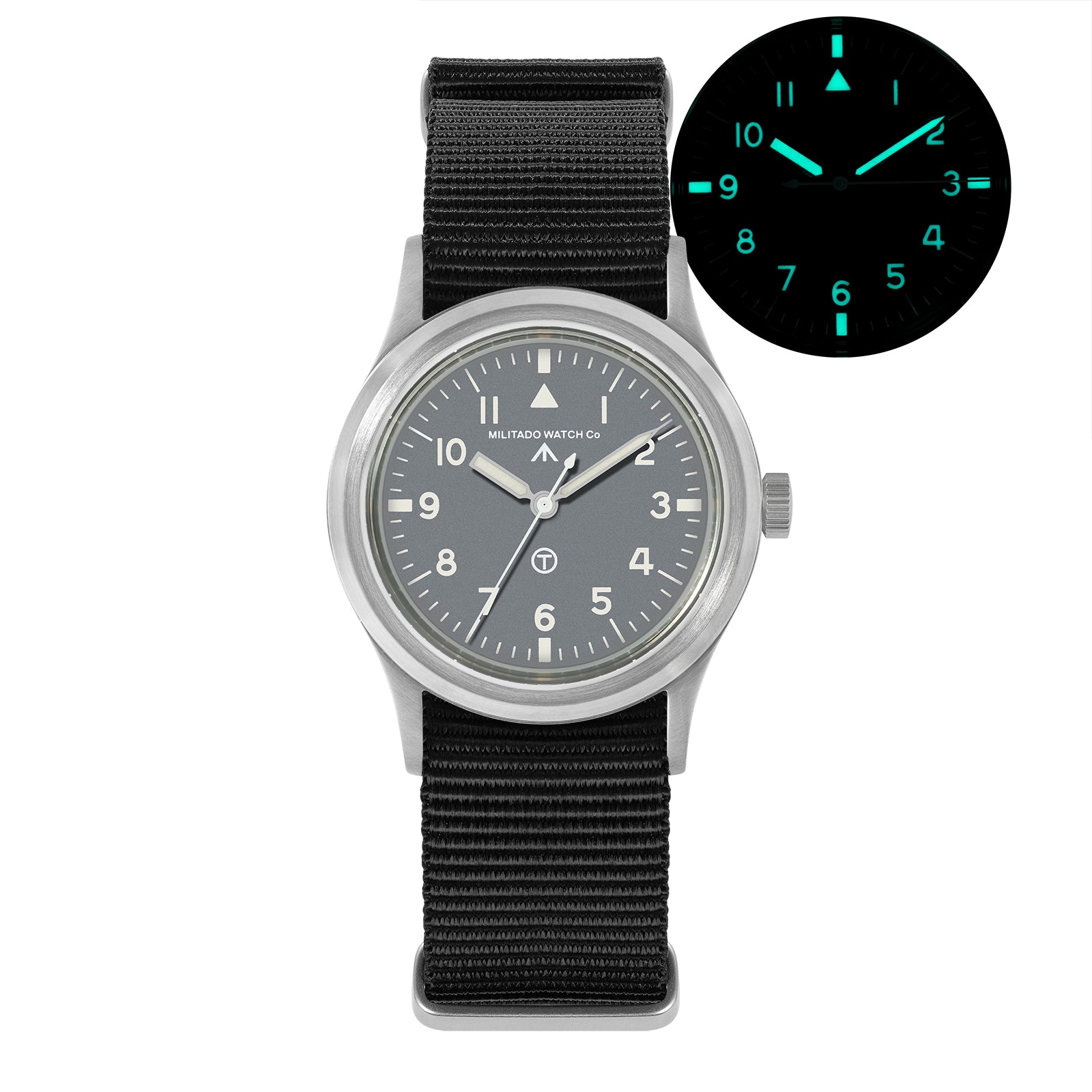 ★11.11 Sale★Militado 36mm Retro Military Watch VH31/VH65 Sweeping Hand ML14 V2