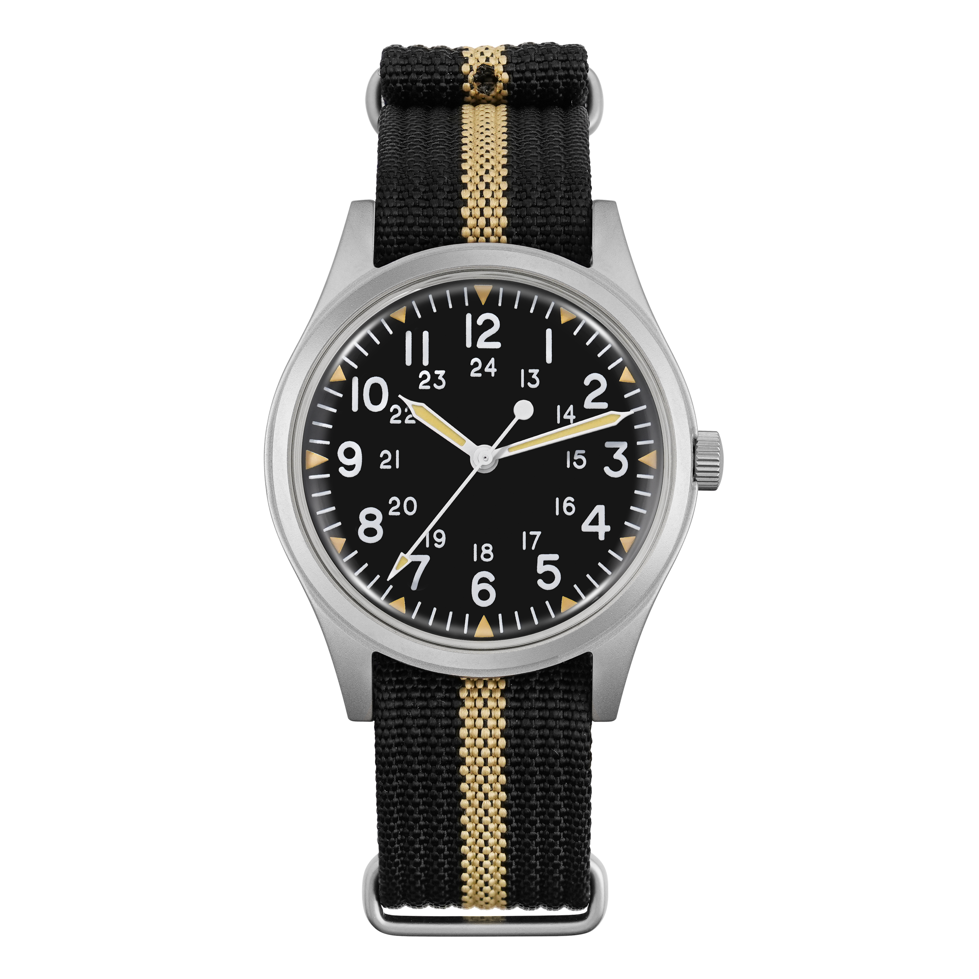 Militado 36mm VH31 Mecha Quartz Movement Watch ML07