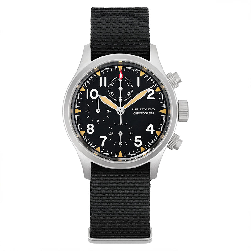 Militado Dirty Dozen Military Watches 39mm Chronograph Watch