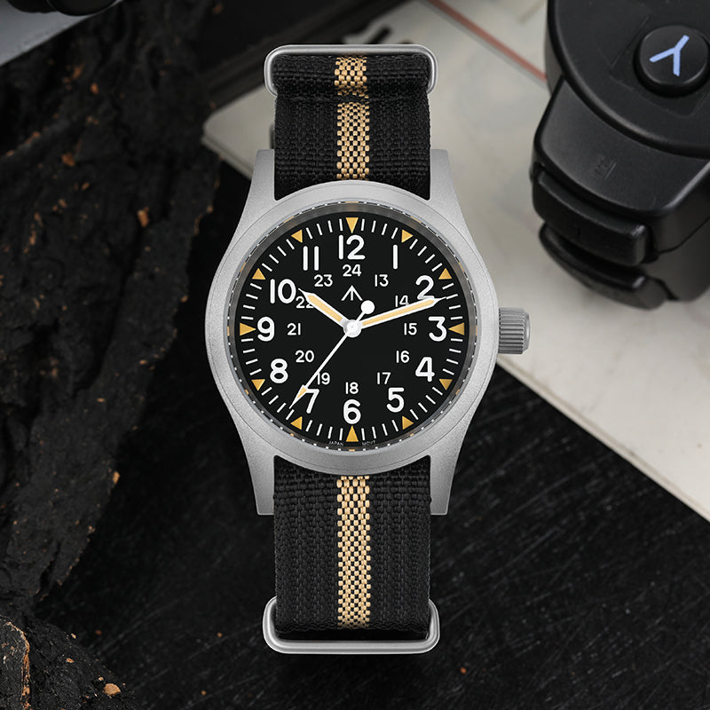 ★11.11 SALE★Militado 38mm Field Watch ML05 Date Window Version