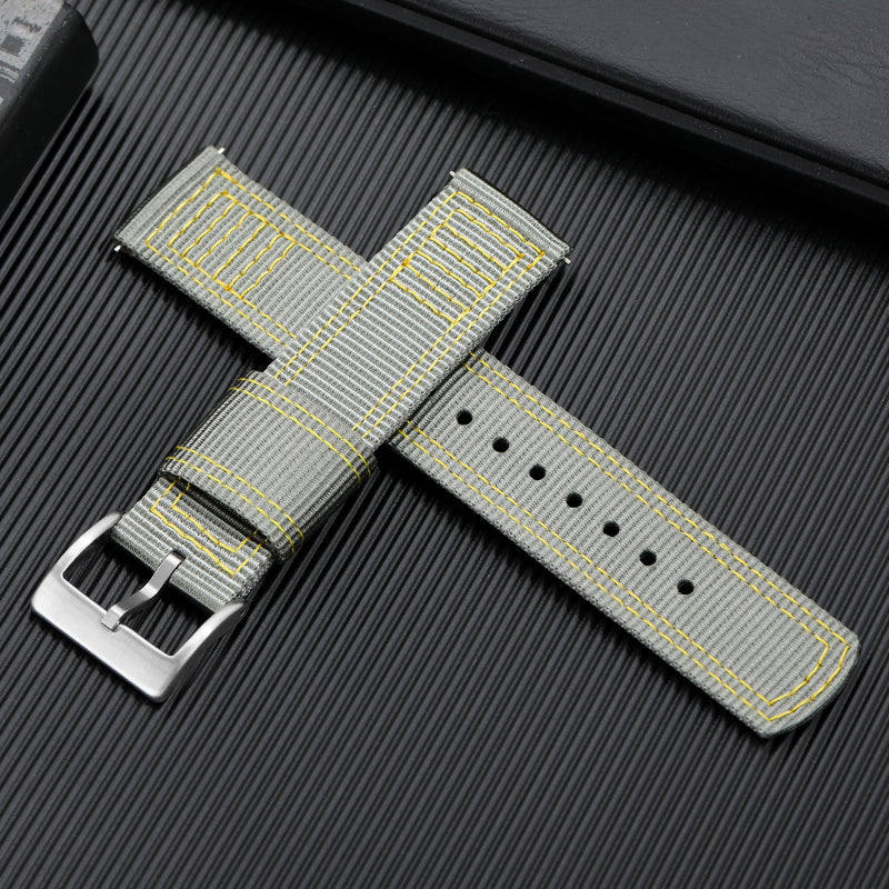 Premium Quality Nylon Fabric Strap for Military Watch 20mm 22mm