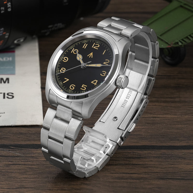 Militado 38mm VH31 Retro Field Watch ML08