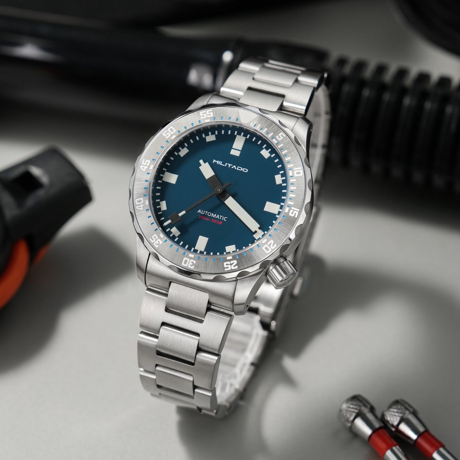 š„Spring Saleš„Militado 39mm Dive Watch PT5000 Automatic Mech Watch ML20