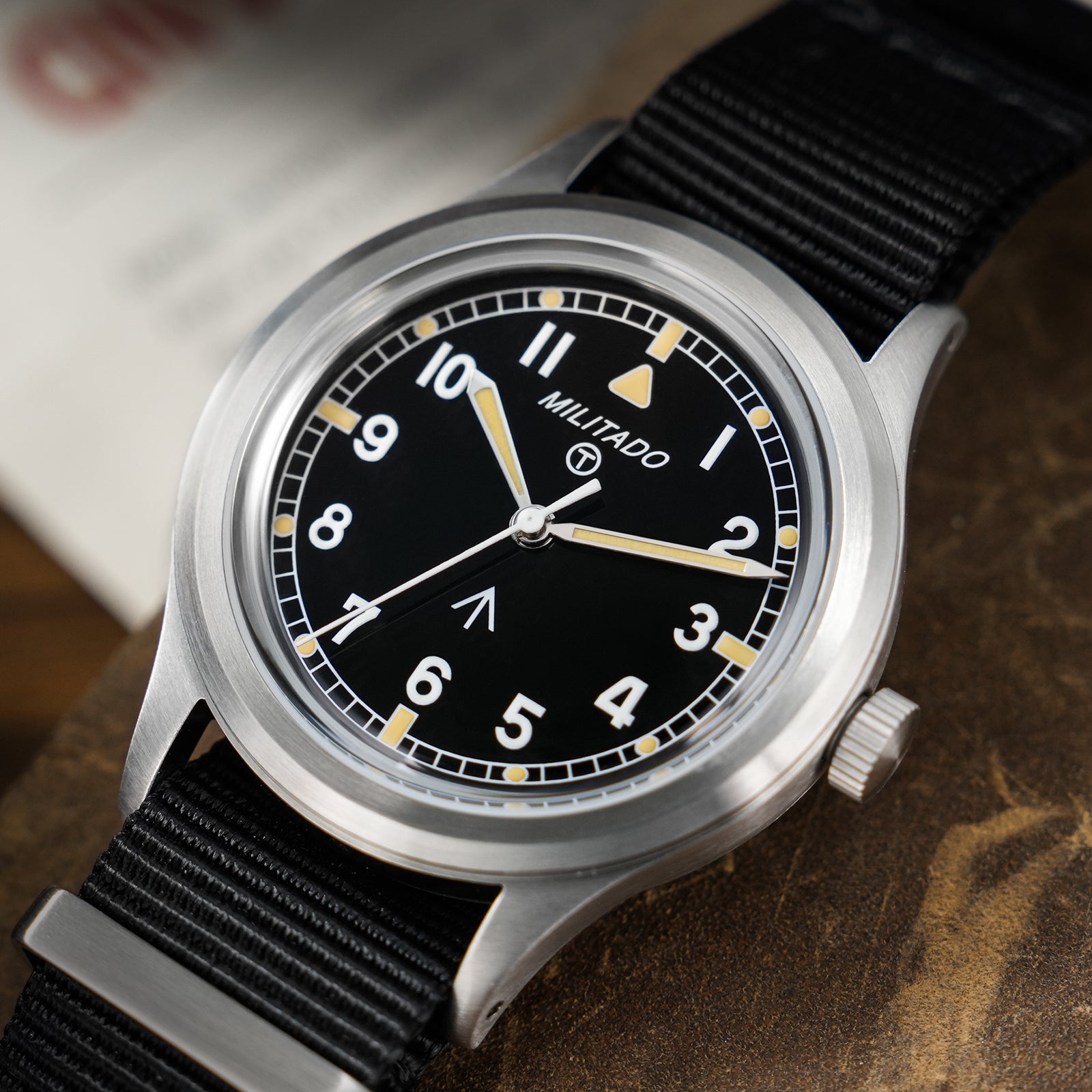 ★New Released★Militado 36mm Military Watch 6B Inspired Field Watch ML22