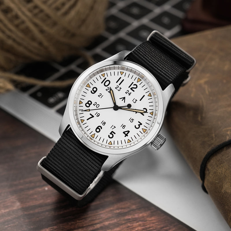 💥Spring Sale💥Militado 38mm Retro VH31 Military Watch ML08