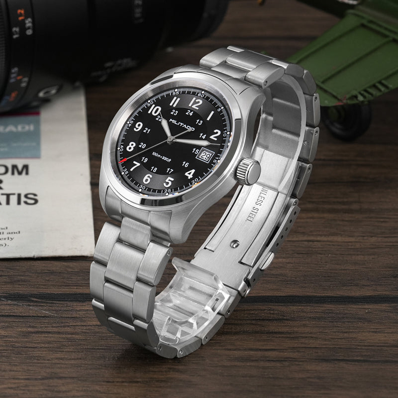 💥Spring Sale💥Militado 38mm VH31 Retro Field Watch ML08