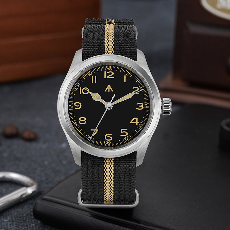 Militado 38mm Retro VH31 Military Watch ML08