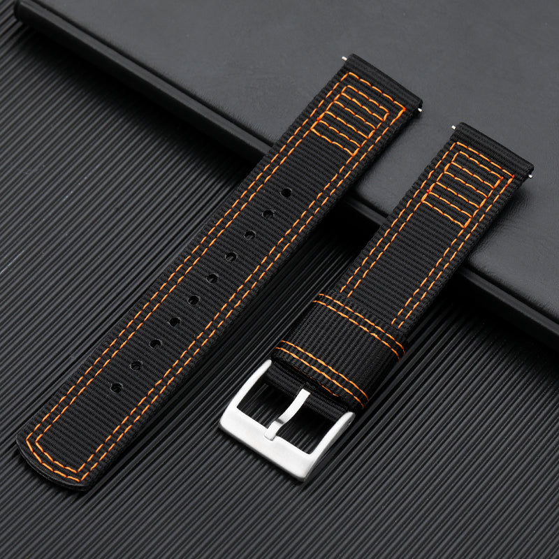 Premium Quality Nylon Fabric Strap for Military Watch 20mm 22mm