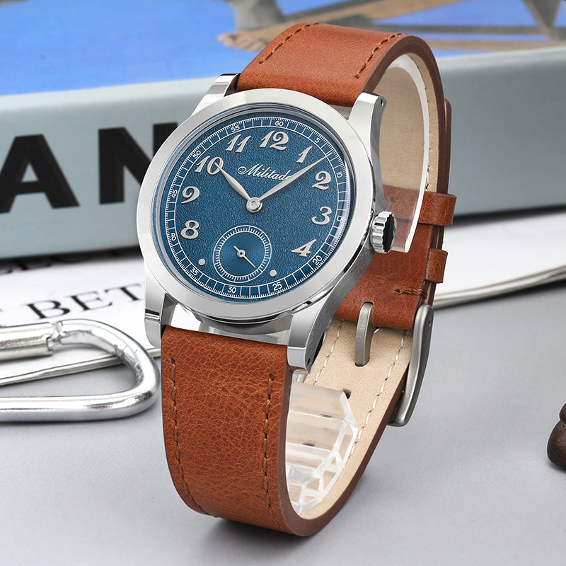 ★11.11 SALE★Militado 36mm Sapphire Crystal VD78 Quartz Watch ML01