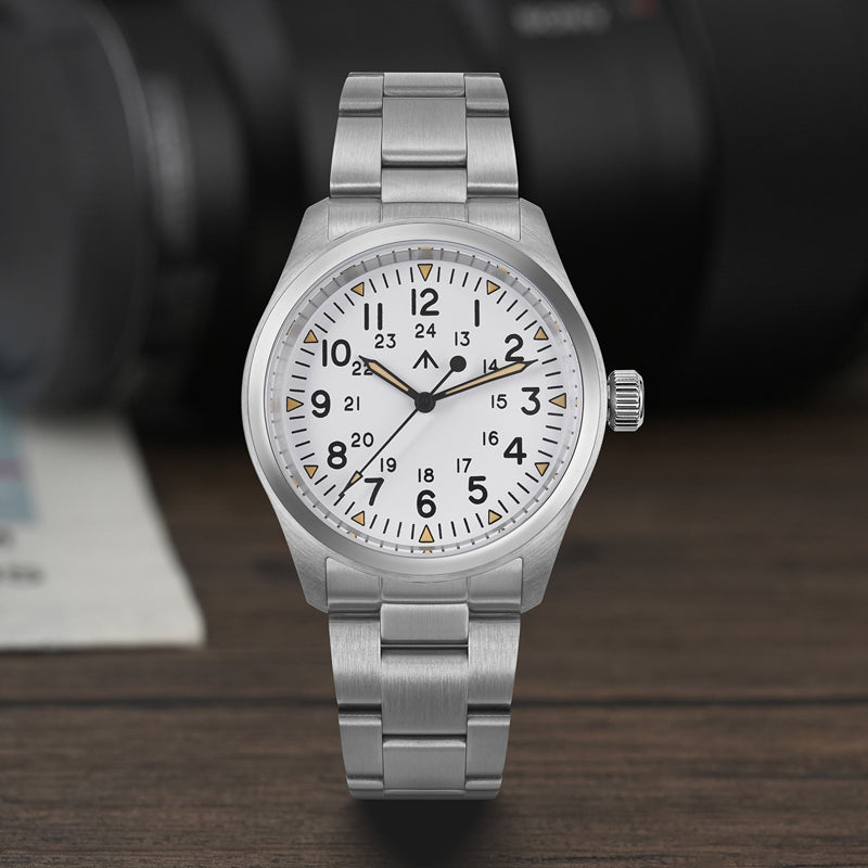 Militado 38mm VH31 Retro Field Watch ML08