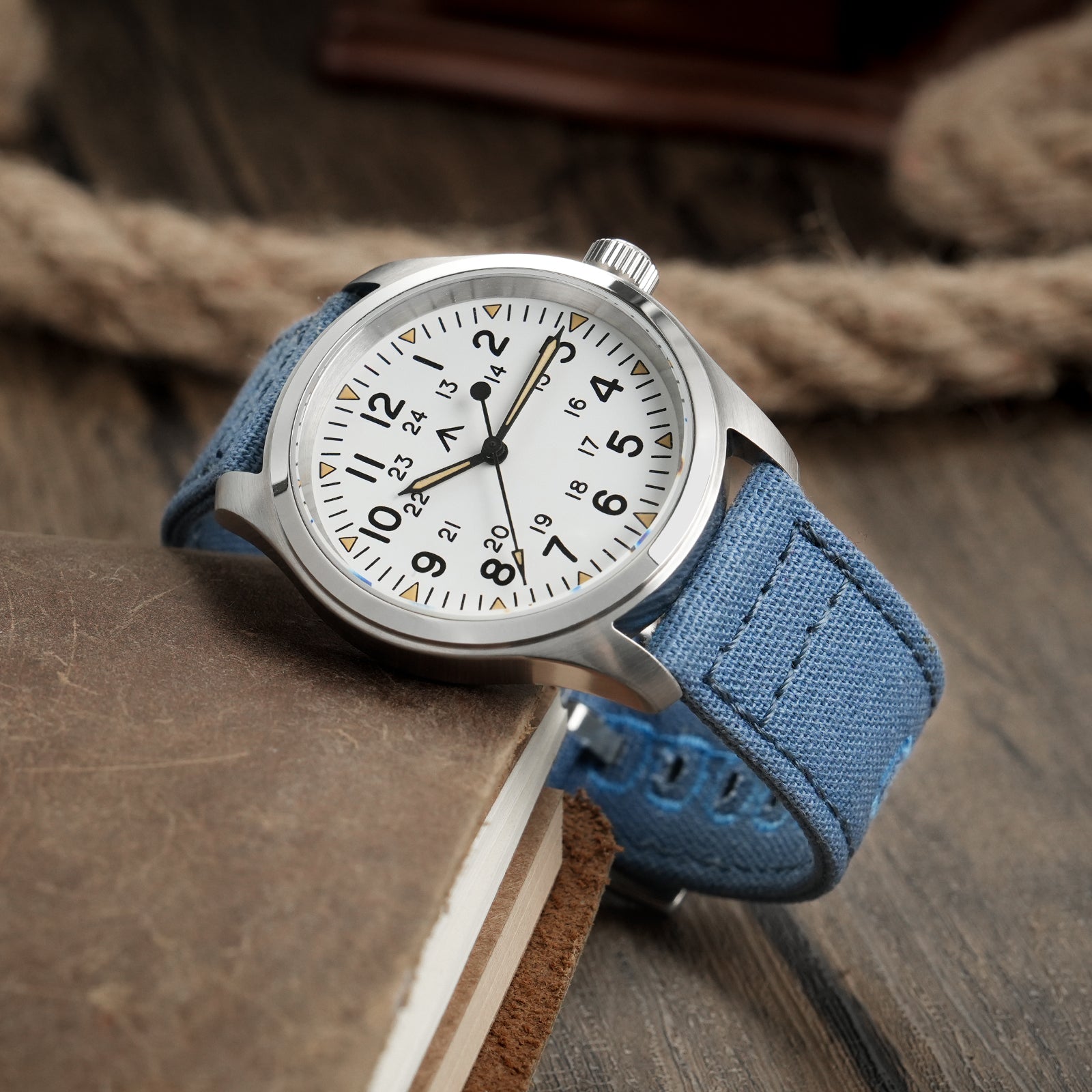 New Arrival Canvas Watch Strap Vintage Watch band 20mm 22mm