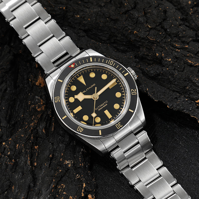 Militado 38mm NH35 Automatic BB58 Retro Watch ML06