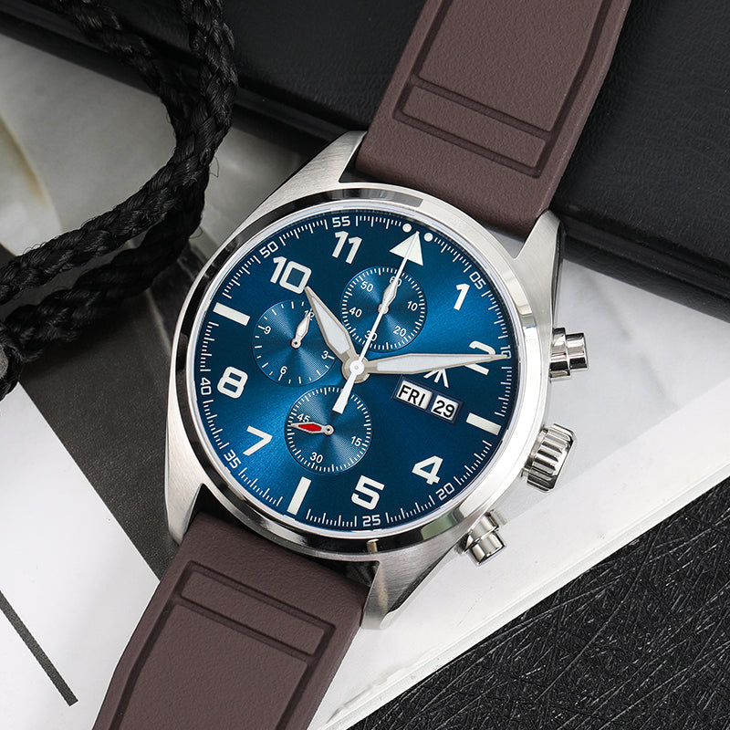 Militado 39mm Vintage Chronograph Quartz Watch ML04