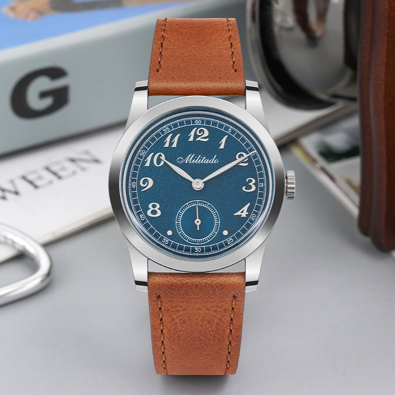 ★11.11 SALE★Militado 36mm Sapphire Crystal VD78 Quartz Watch ML01