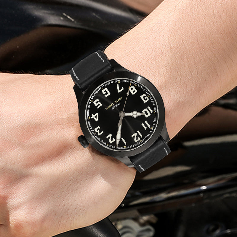 Premium Quality Leather-Fluorine Watch Bands Vintage Strap 20mm 22mm