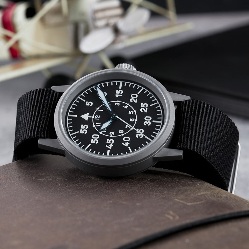 ★Pre-Order★ Militado 37mm Sapphire Crystal Retro Flieger Pilot Watch ML10 V2