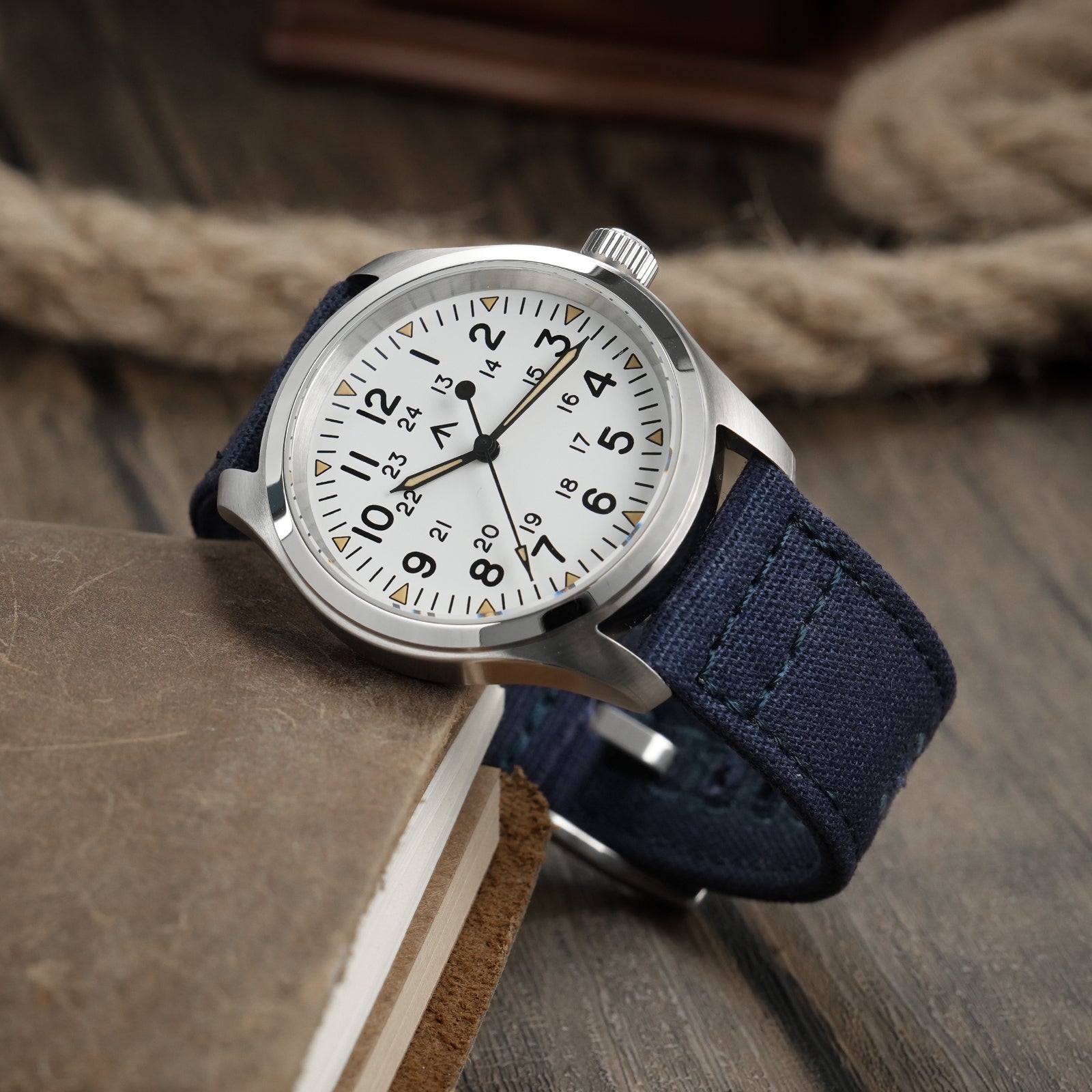 New Arrival Canvas Watch Strap Vintage Watch band 20mm 22mm