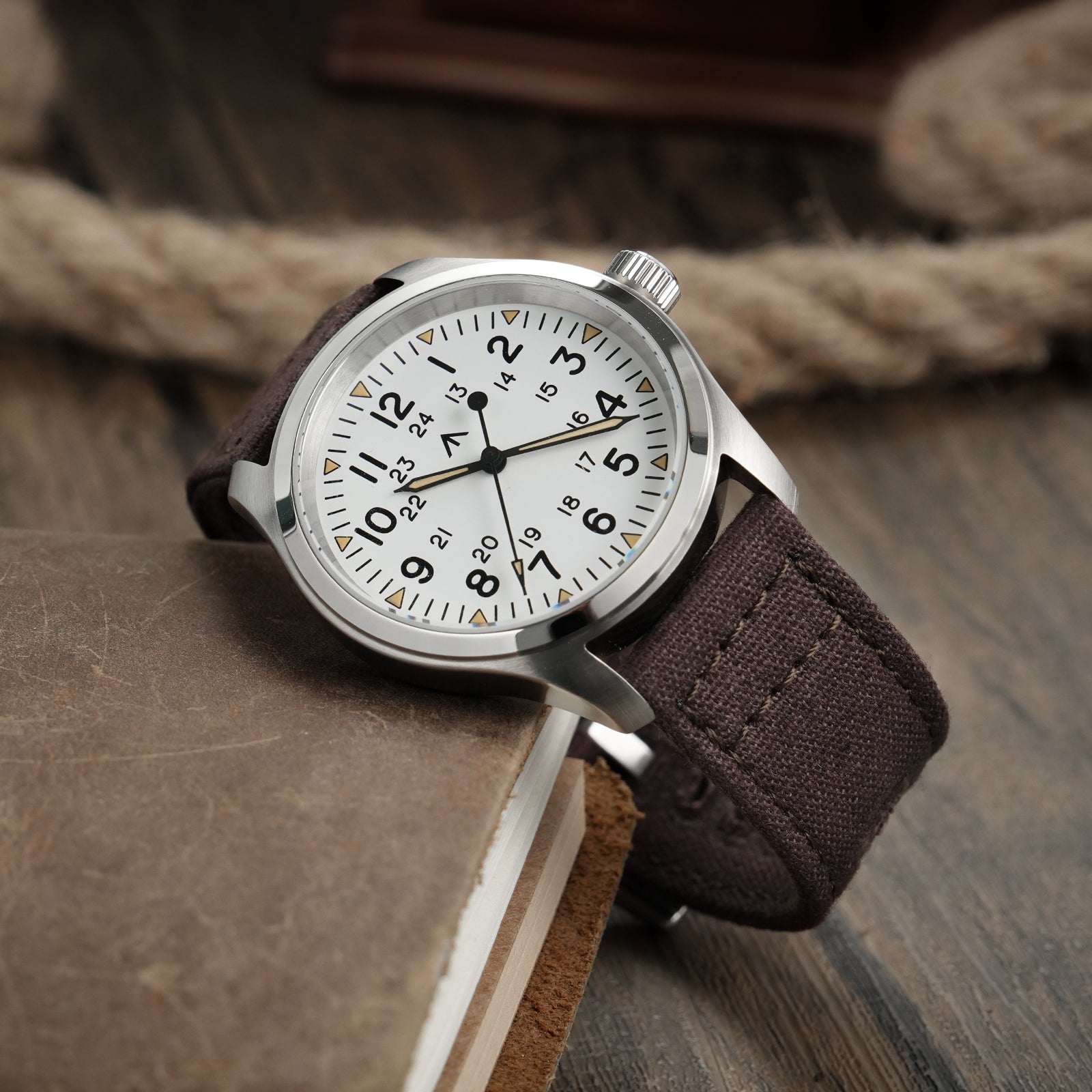 New Arrival Canvas Watch Strap Vintage Watch band 20mm 22mm