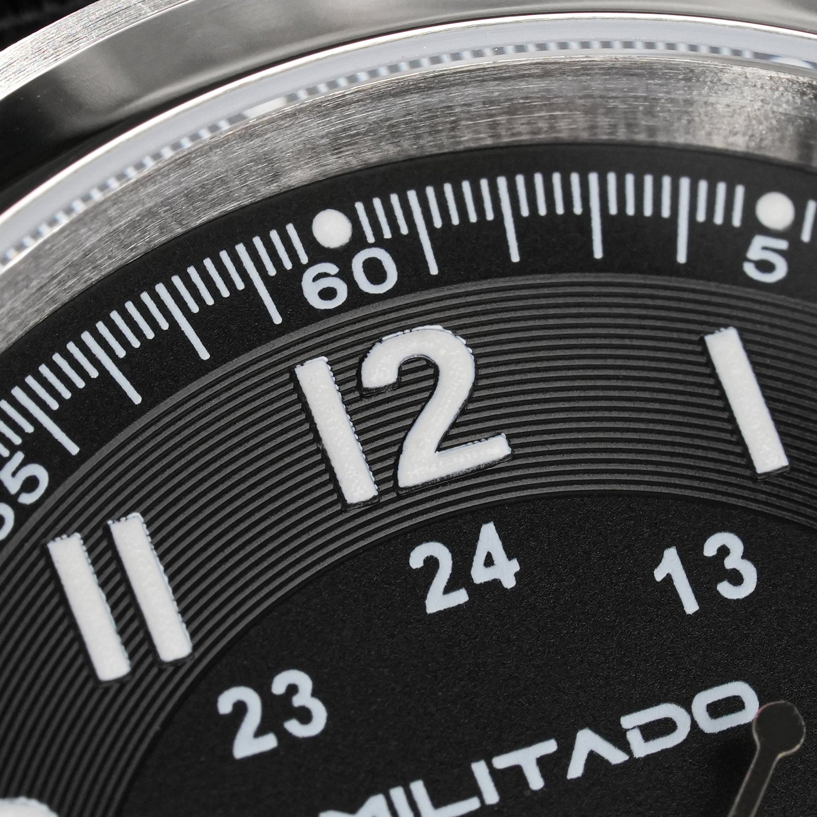 Militado 36 mm Reloj de campo de cuarzo D12 - Agujas tipo lápiz