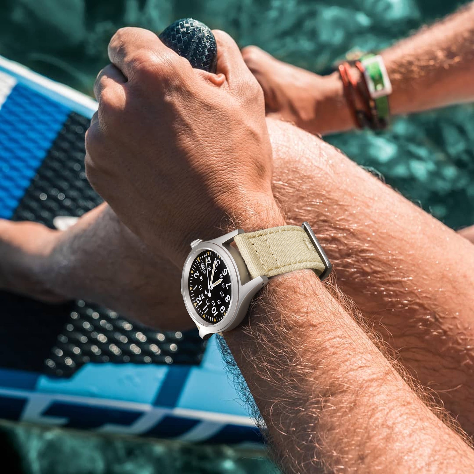 New Arrival Canvas Watch Strap Vintage Watch band 20mm 22mm