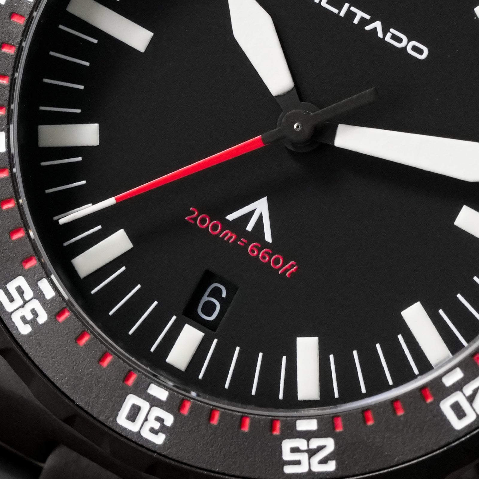 ★11.11 SALE★Militado 39mm Dive Watch Sapphire Crystal Military Watch ML16