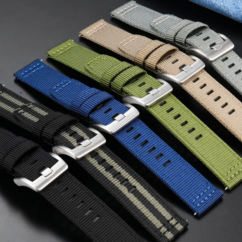 Hot Selling Nylon Fabric Watch Band for Field Watch 20mm 22mm