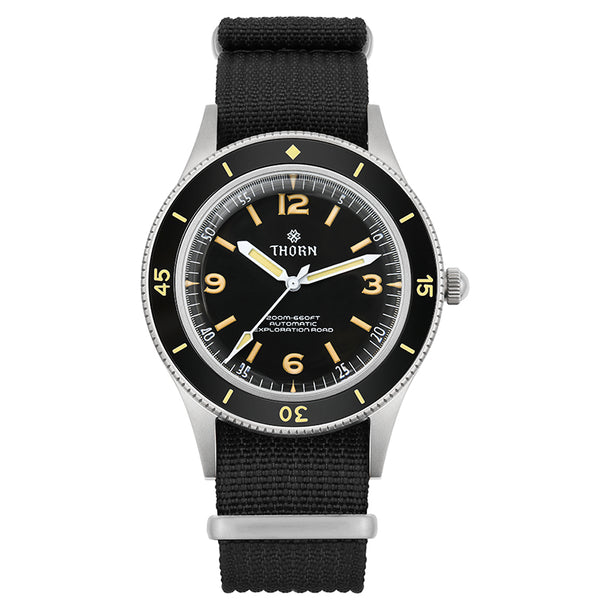 ★Black Friday★Thorn Vintage 50-Fathoms Dive Watch