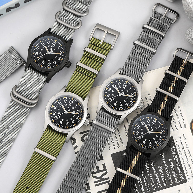 ★SuperOfertas ★Militado 38mm Reloj militar de campo con cristal de zafiro ML05