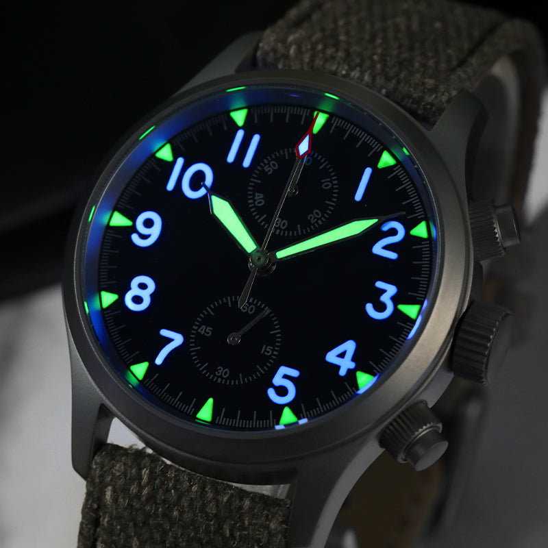 ★Black Friday★Militado Retro VK67 Quartz Chronograph Watch-3 Dial