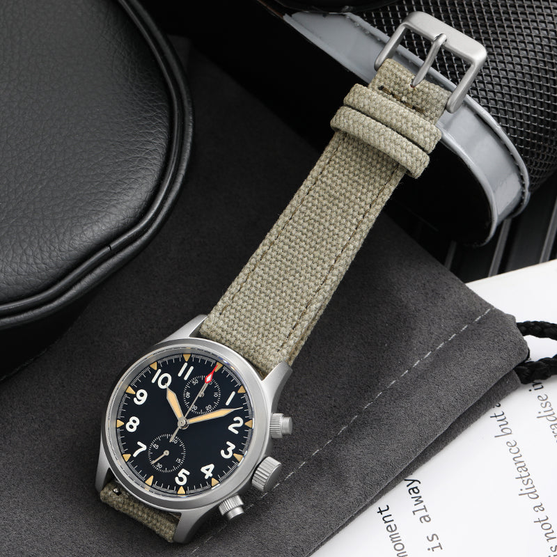 ★Black Friday★Militado Retro VK67 Quartz Chronograph Watch-3 Dial