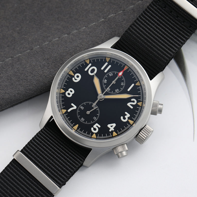 ★Black Friday★Militado Retro VK67 Quartz Chronograph Watch-3 Dial