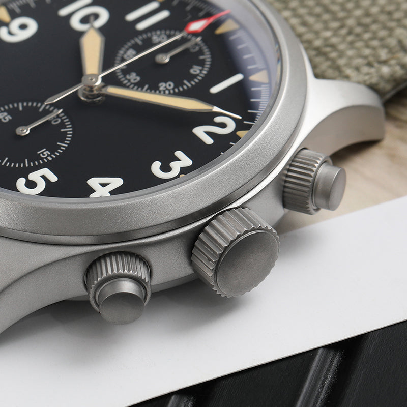 ★Black Friday★Militado Retro VK67 Quartz Chronograph Watch-3 Dial