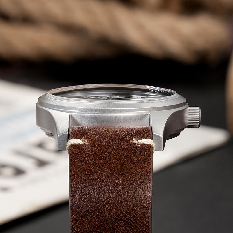 Reloj de campo de cuarzo Militado 36 mm D12 - Manecillas tipo catedral