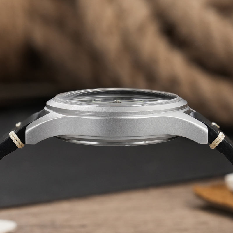 Reloj de campo de cuarzo Militado 36 mm D12 - Manecillas tipo catedral