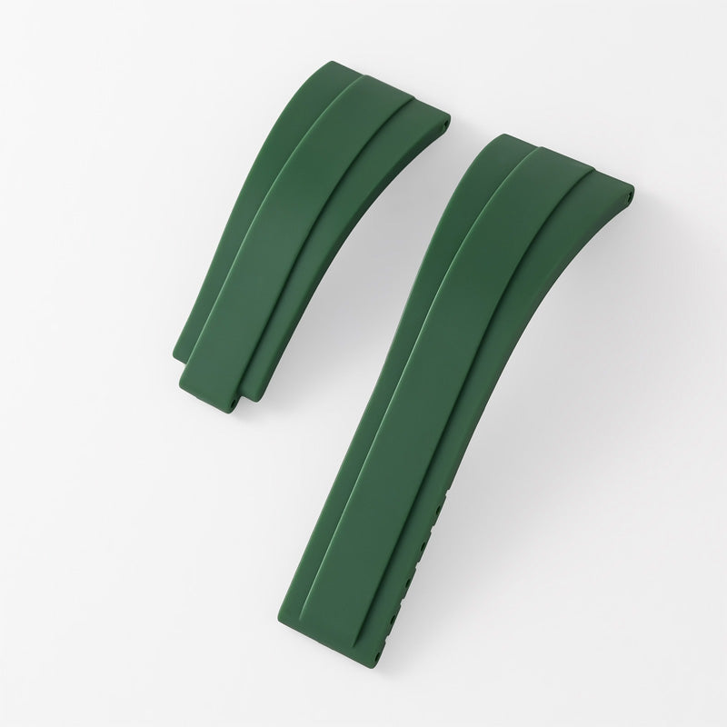 Cut-to-Size TPU Rubber Watch Band 20mm 22mm Buckle Optional