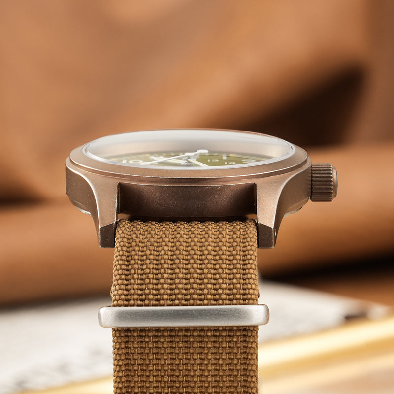 ★SuperOfertas ★Militado 38mm Reloj militar de campo con cristal de zafiro ML05