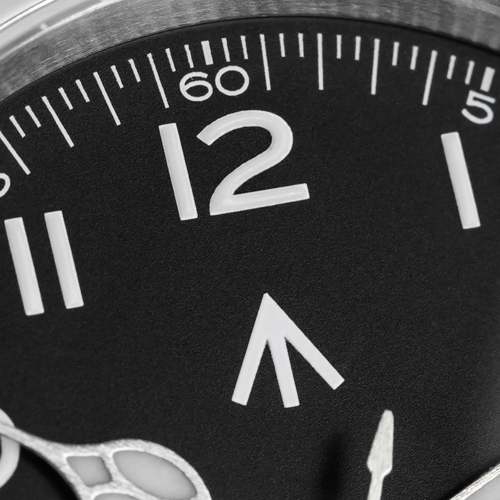 Militado 36 mm Reloj de campo de cuarzo D12 - Agujas tipo lápiz