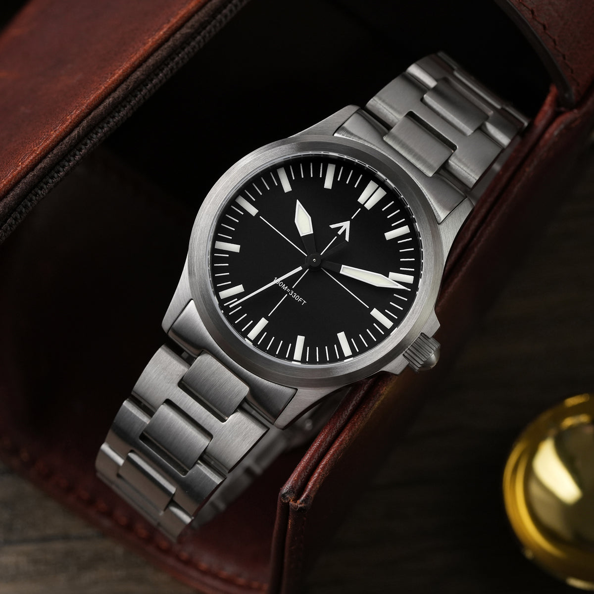 ★SuperOfertas ★Militado 38mm Reloj militar de campo con cristal de zafiro ML05