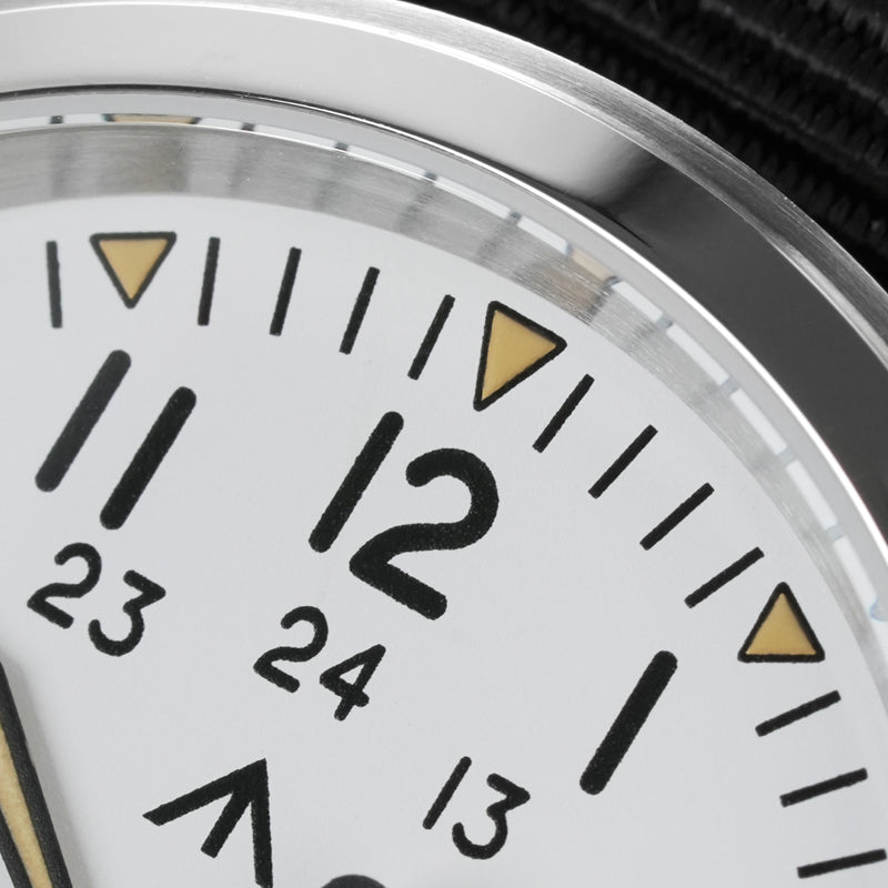 Militado 36 mm Reloj de campo de cuarzo D12 - Agujas tipo lápiz