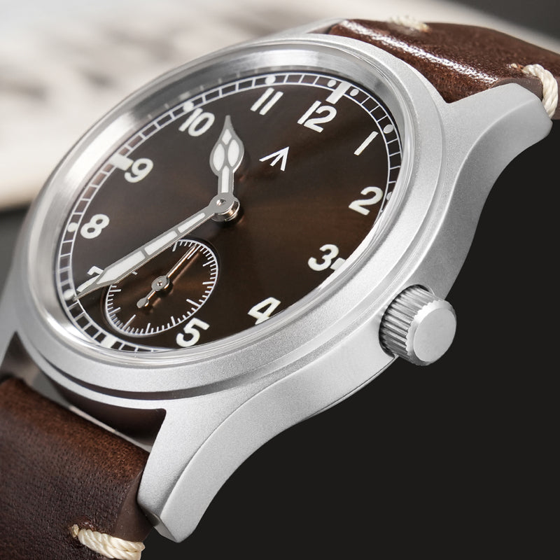 Reloj de campo de cuarzo Militado 36 mm D12 - Manecillas tipo catedral