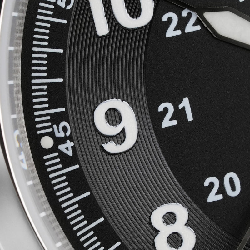 Militado 36 mm Reloj de campo de cuarzo D12 - Agujas tipo lápiz