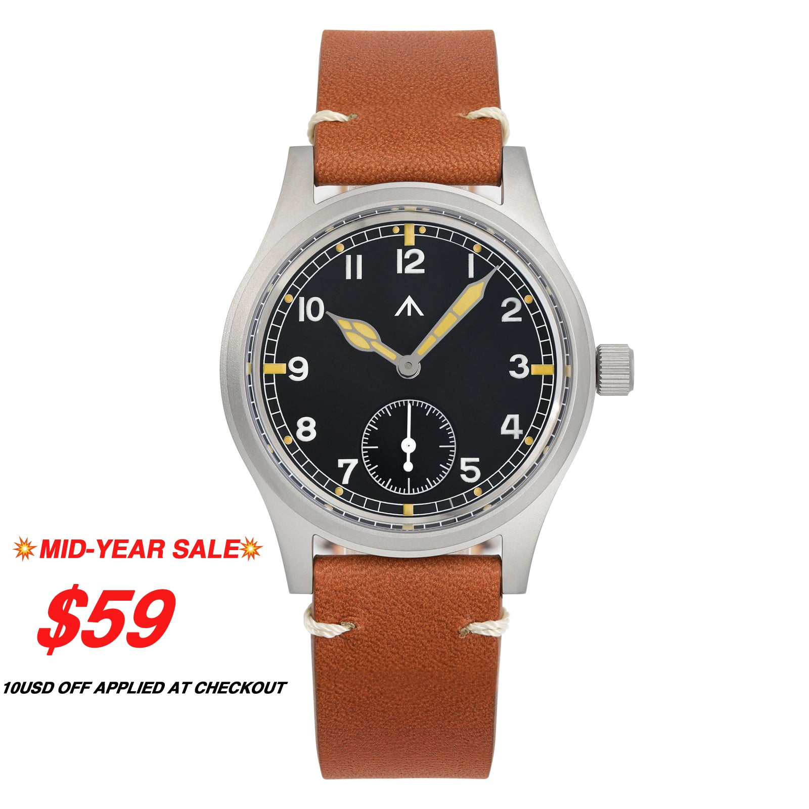 ★SuperOfertas ★Reloj de campo vintage Militado 36 mm D12 de cuarzo