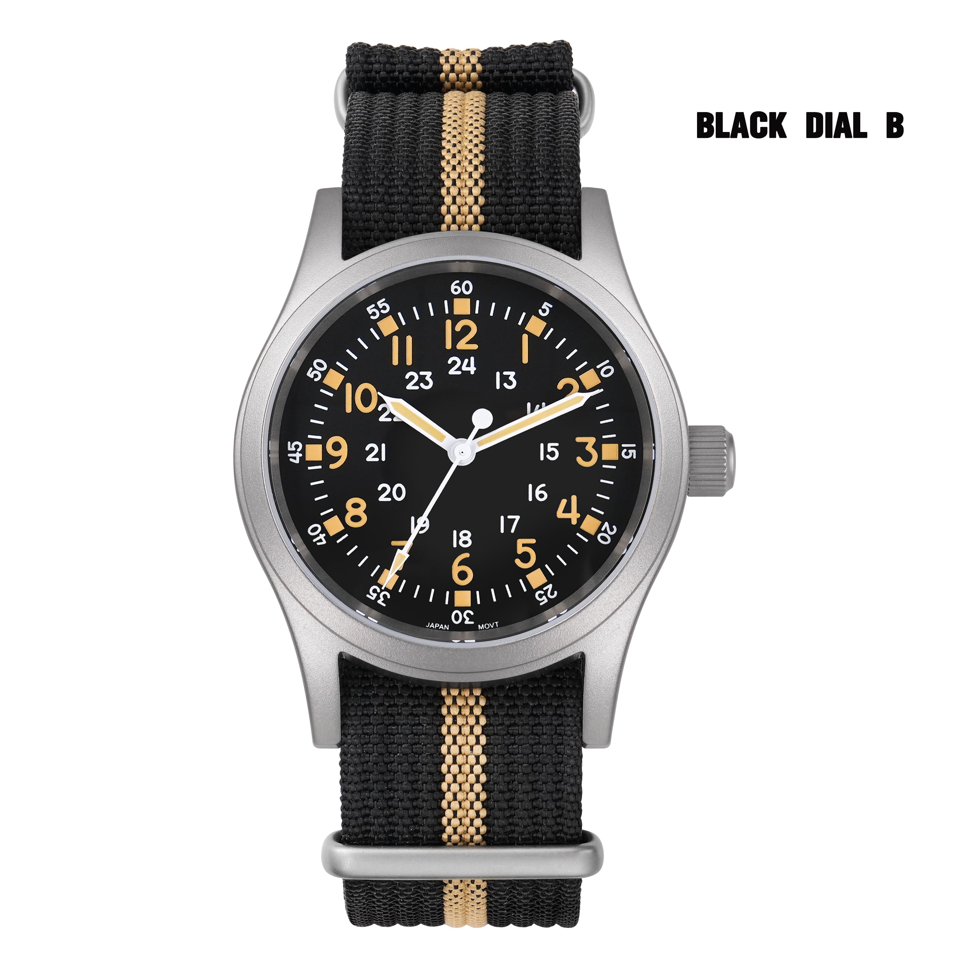 💥Spring Sale💥Militado 38mm Sapphire Crystal Field Military Watch ML05