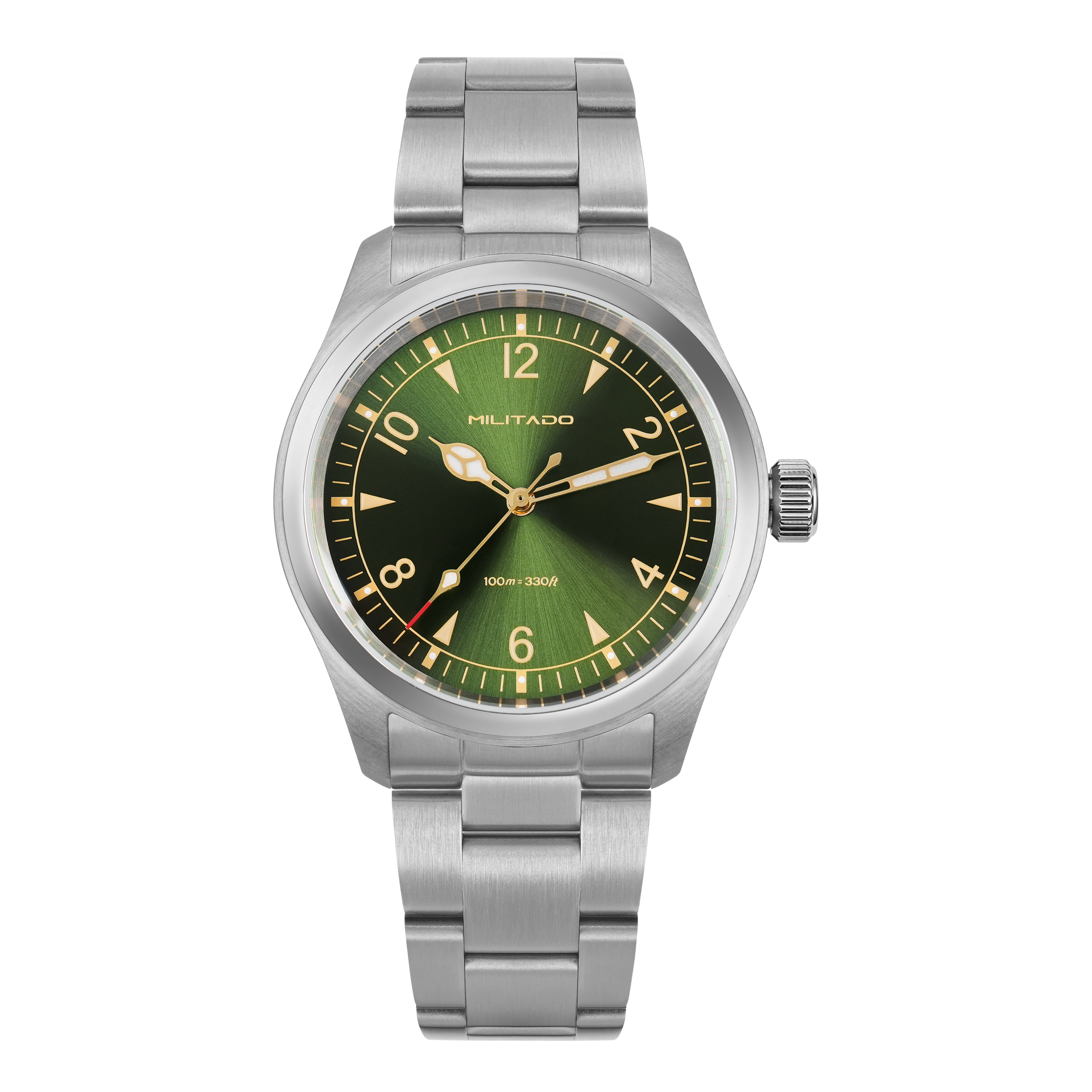 ★11.11 Sale★Militado 38mm Retro VH31 Military Watch ML08