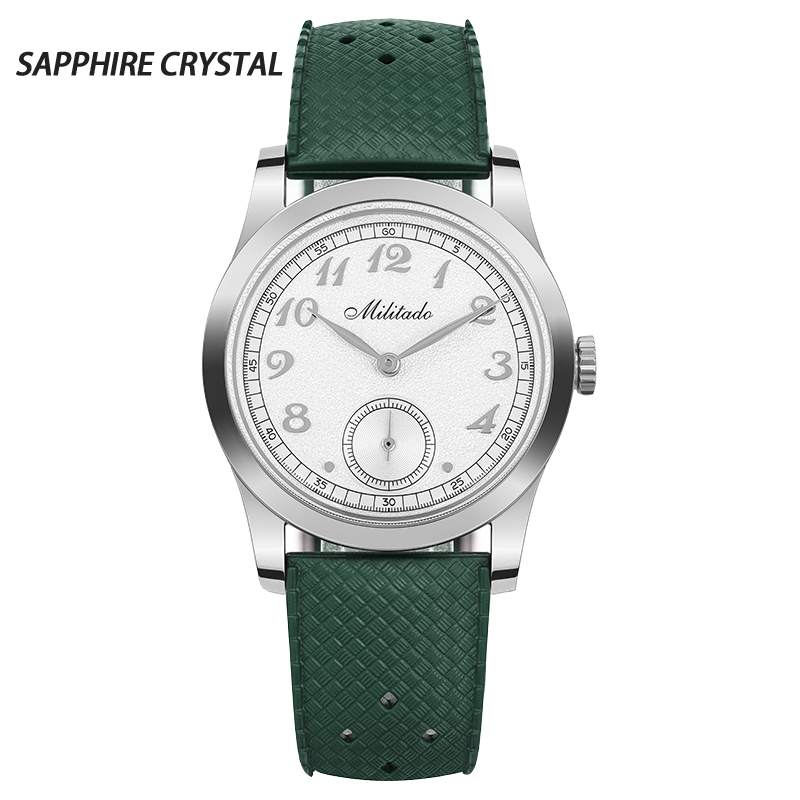 ★11.11 SALE★Militado 36mm Sapphire Crystal VD78 Quartz Watch ML01