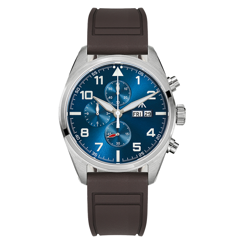 Militado 39mm Sapphire Crystal Chronograph Watch ML04